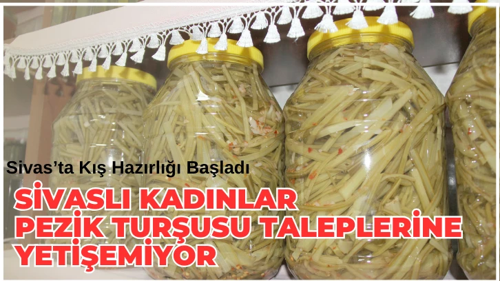 Sivaslı Kadınlar Pezik Turşusu Taleplerine Yetişemiyor 