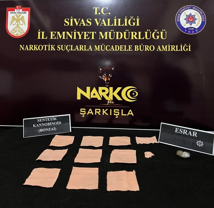 Sivas'ta Uyuşturucu Kaçakçılığında Akıl Almaz Yöntem