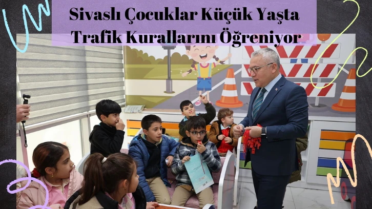 Sivaslı Çocuklar Küçük Yaşta Trafik Kurallarını Öğreniyor 