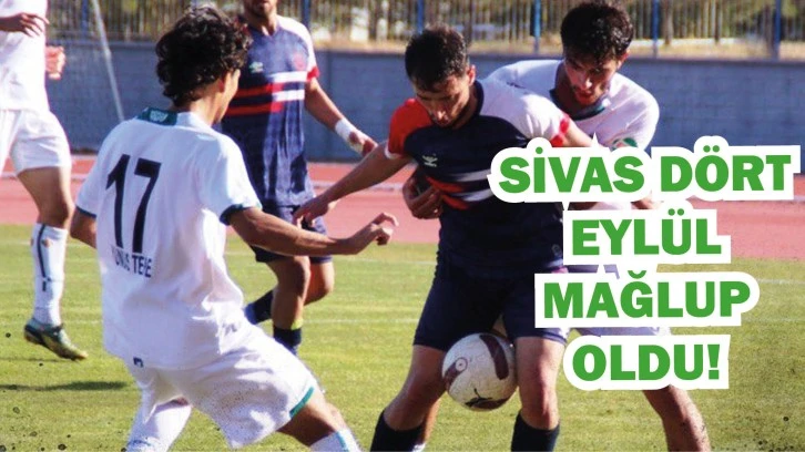Sivas Dört Eylül Mağlup Oldu!