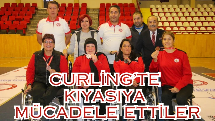 Bedensel Engelli Sporcular Curling'te Kıyasıya Yarıştı 