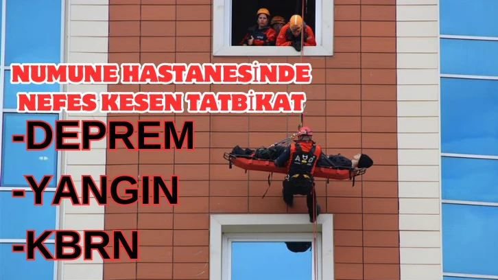 Numune Hastanesinde Nefes Kesen Tatbikat