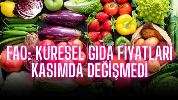 FAO: Küresel Gıda Fiyatları Kasımda Değişmedi