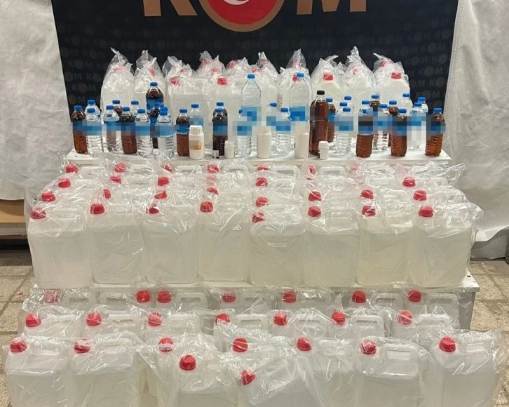 Polisten Kaçak Alkol Operasyonu 