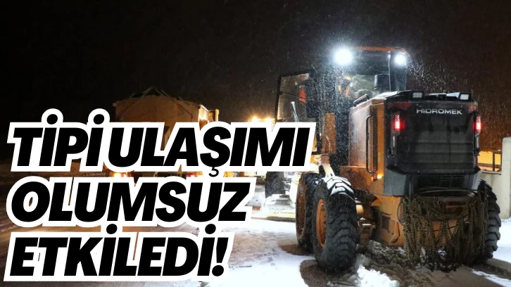 Sivas Yolunda Tipi Ulaşımı Olumsuz Etkiledi!