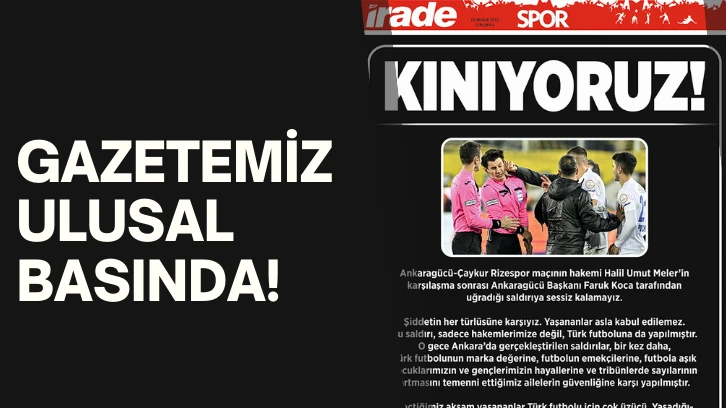Gazetemiz Ulusal Basında! 
