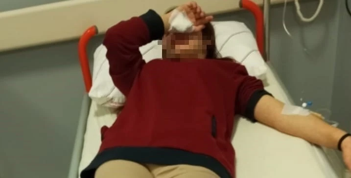 Köpeklerden Korkarak Kaçmak İsteyen Öğrenci Düşerek Yaralandı
