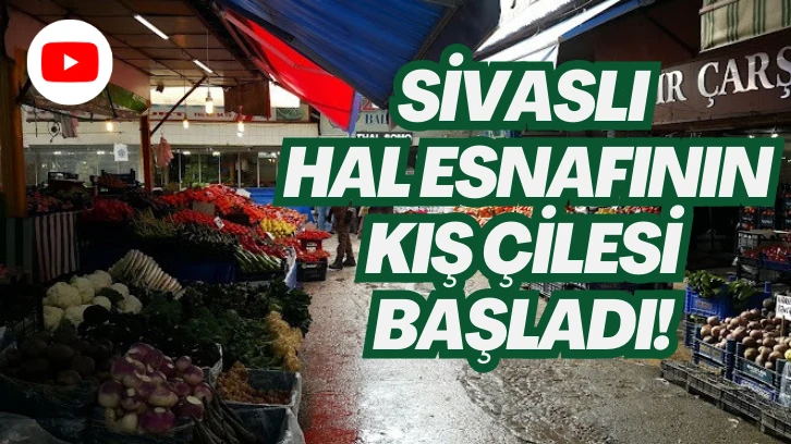 Sivaslı Hal Esnafının Kış Çilesi Başladı! 