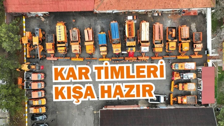 Sivas'ta Kar Timleri Kışa Hazır