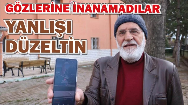 Gözlerine İnanamadılar, Yanlışı Düzeltin!