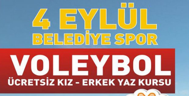 Voleybol Yaz Kursu Başlıyor