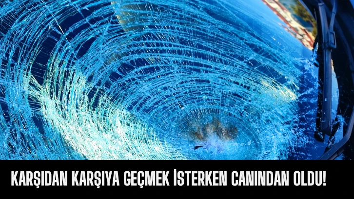 Sivas'ta Karşıdan Karşıya Geçmek İsterken Canından Oldu! 