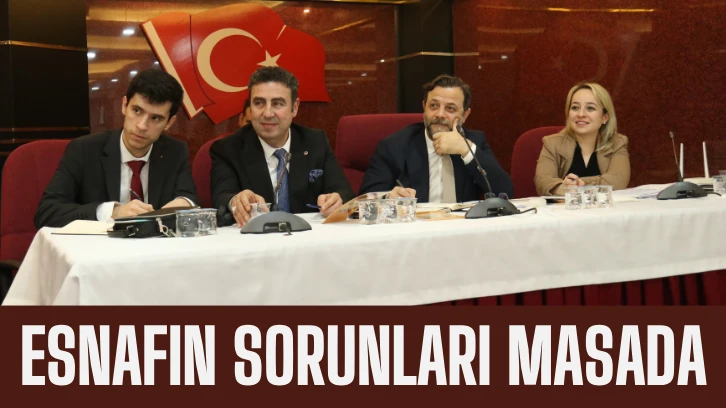 Esnafın Sorunları Masada 