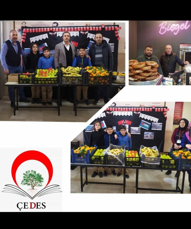 Öğrencilerden Gazze’ye Destek