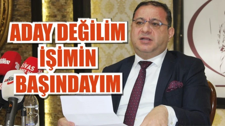 EKEN: ADAY DEĞİLİM, İŞİMİN BAŞINDAYIM 
