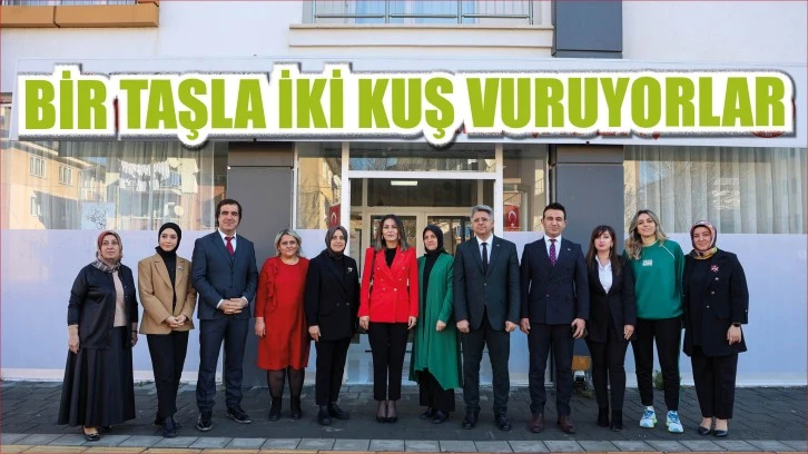 Bir Taşla İki Kuş Vuruyorlar! 