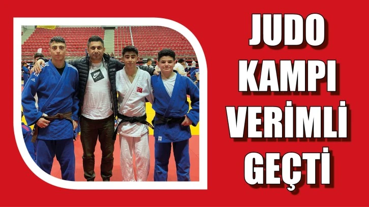 Judo Kampı Verimli Geçti