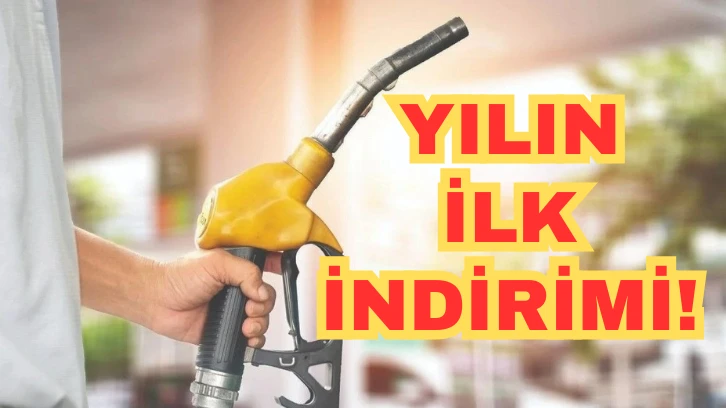 Yeni Yılın İlk Akaryakıt İndirimi! 