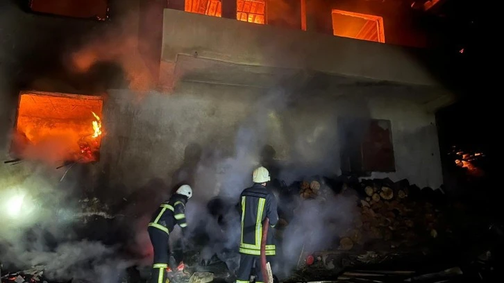 Müstakil Evde Yangın Çıktı 