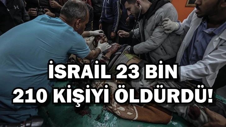 İsrail 23 Bin 210 Kişiyi Öldürdü