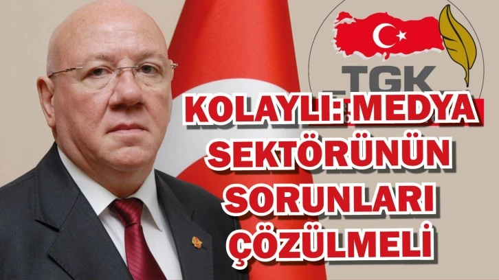Kolaylı: Medya Sektörünün Sorunları Çözülmeli