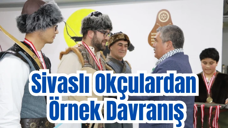 Sivaslı Okçulardan Örnek Davranış