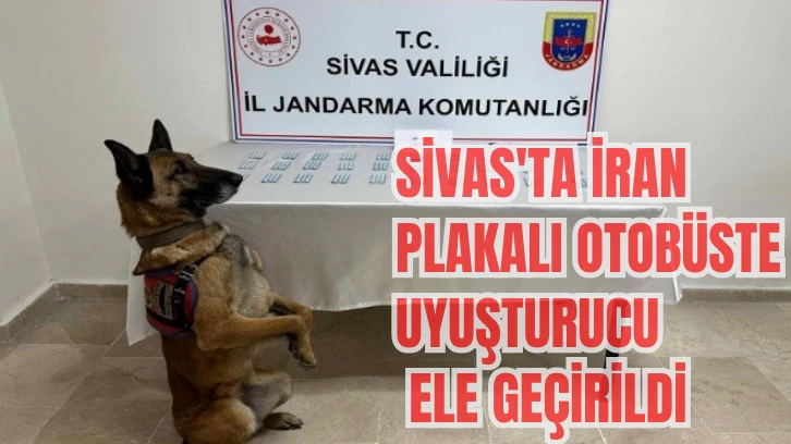 Sivas'ta İran Plakalı Otobüste Uyuşturucu Ele Geçirildi 