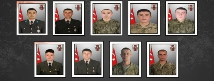 Türkiye Yasta! 9 Şehidin Haberi Ailelerine Ulaştı 