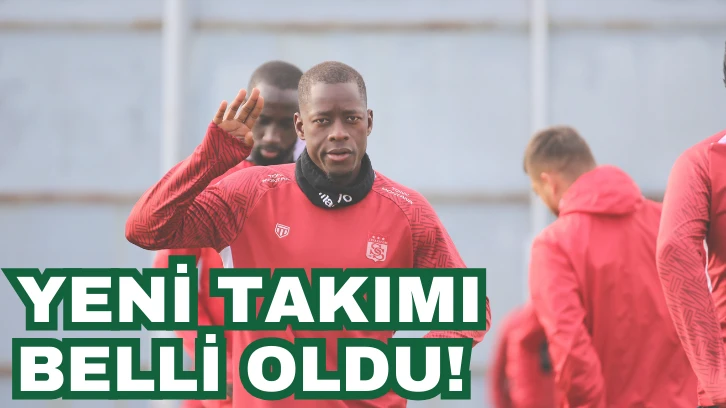 Sivasspor’dan Ayrılan Futbolcunun Yeni Takımı!
