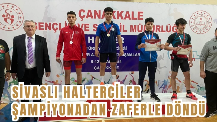 Sivaslı Halterciler Şampiyonadan Zaferle Döndü