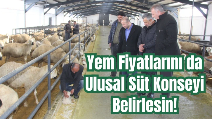 Zeki Şimşek; Yem Fiyatlarını da Ulusal Süt Konseyi Belirlesin!