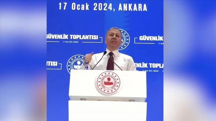 İçişleri Bakanı Yerlikaya Başkanlığında 'Güvenlik Toplantısı' Yapıldı
