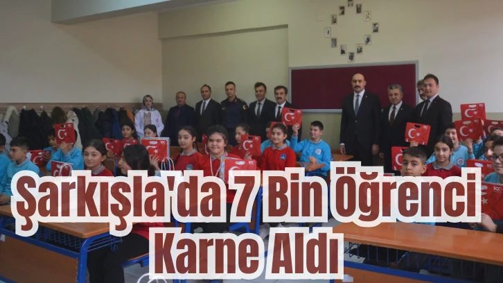 Şarkışla'da 7 Bin Öğrenci Karne Aldı 