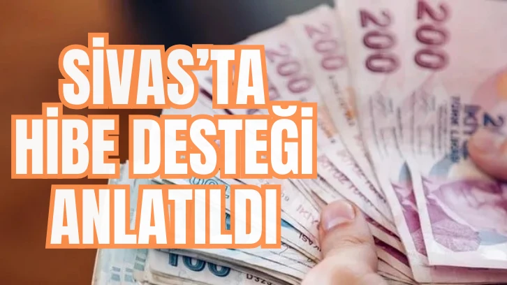Sivas'ta Hibe Destekleri Anlatıldı 