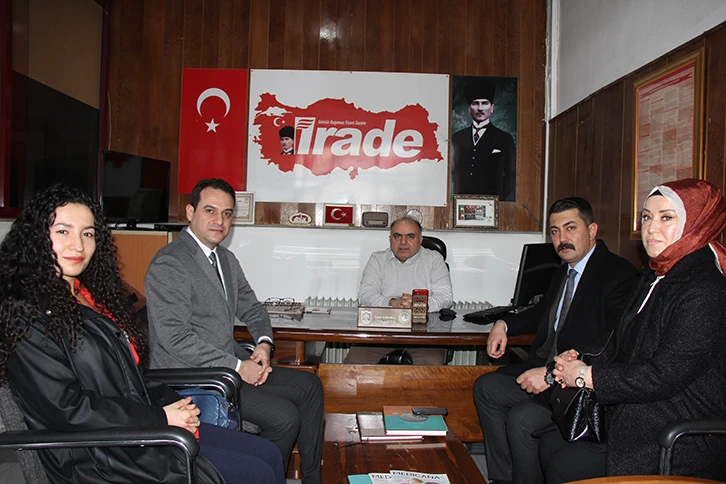 BAŞKAN ADAYI KARS’TAN  GAZETEMİZE ZİYARET