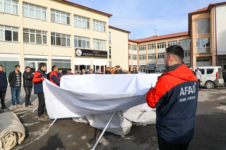 Sivas'ta Afet Gönüllülerine Eğitim! 