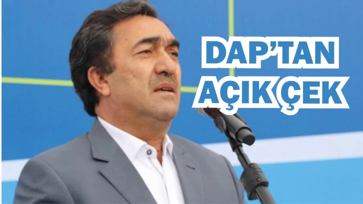 DAP'tan Sivaslı Kadın Kooperatiflerine Açık Çek
