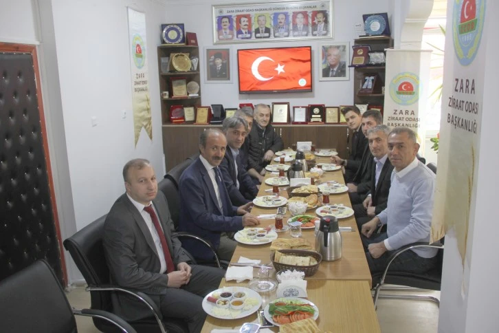 Zara Ziraat Odası Adayları Yemekte Buluşturdu