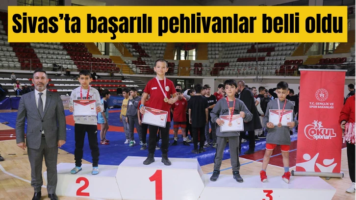 Sivas’ta Başarılı Pehlivanlar Belli Oldu