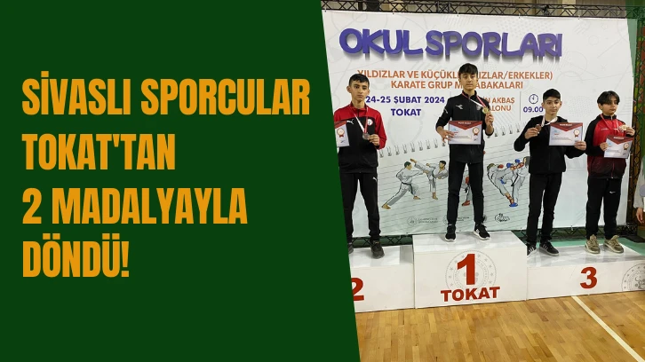Sivaslı Sporcular Tokat'tan 2 Madalyayla Döndü!