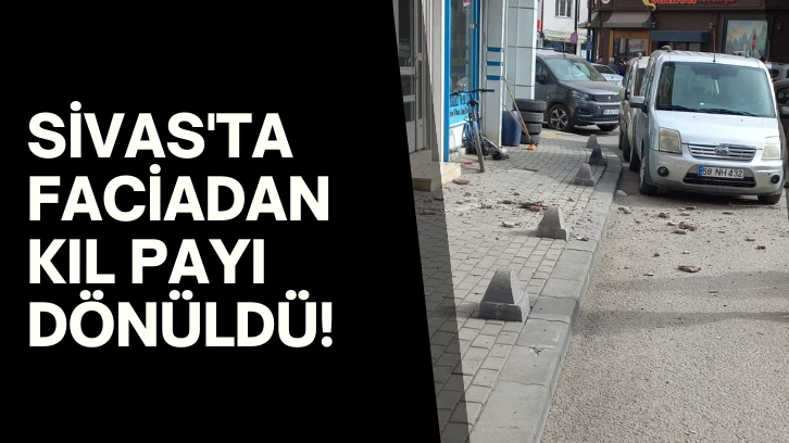 Sivas'ta Faciadan Kıl Payı Dönüldü!