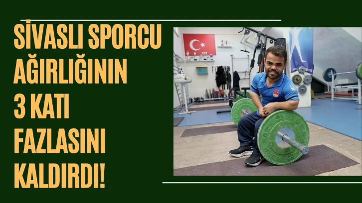 Sivaslı Sporcu Ağırlığının 3 Katı Fazlasını Kaldırdı! 