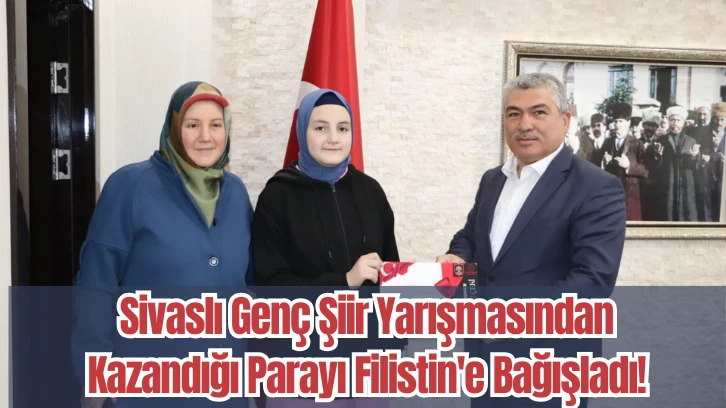 Sivaslı Genç Şiir Yarışmasından Kazandığı Parayı Filistin'e Bağışladı! 