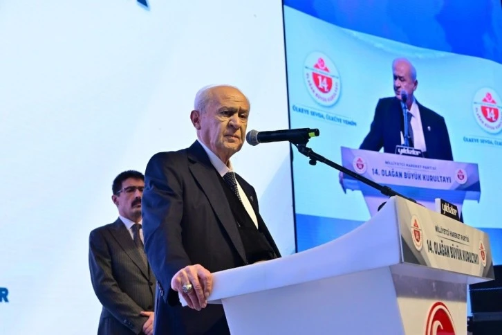MHP Lideri Bahçeli, Genel Başkanlığa Yeniden Seçildi