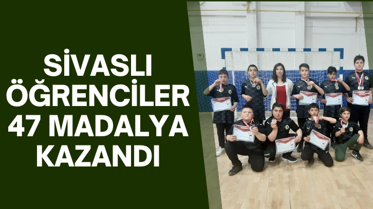 Sivaslı Öğrenciler 47 Madalya Kazandı