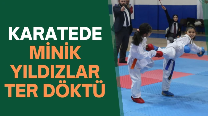 Karatede Minik Yıldızlar Ter Döktü
