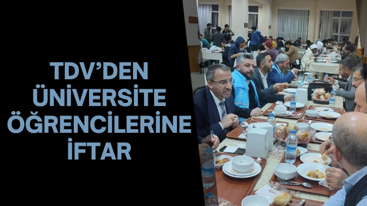 TDV’den Üniversite Öğrencilerine İftar