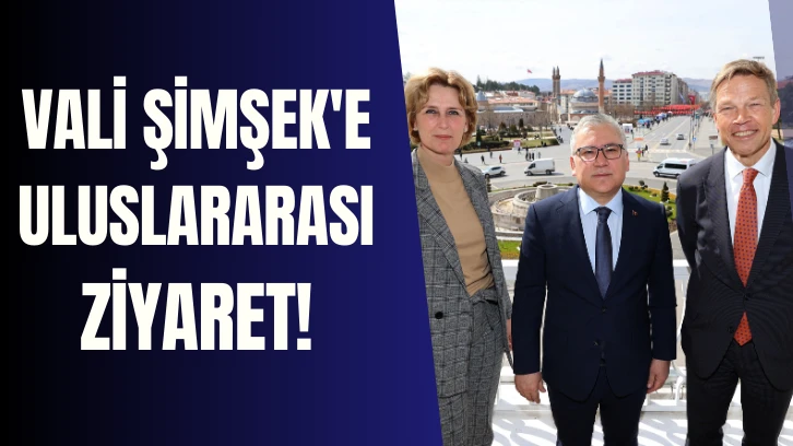 Vali Şimşek'e Uluslararası Ziyaret!