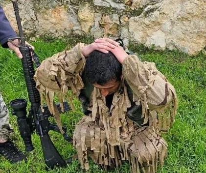 PKK'lı terörist Zeytin Dalı Harekatı Bölgesine Sızmaya Çalışırken Yakalandı