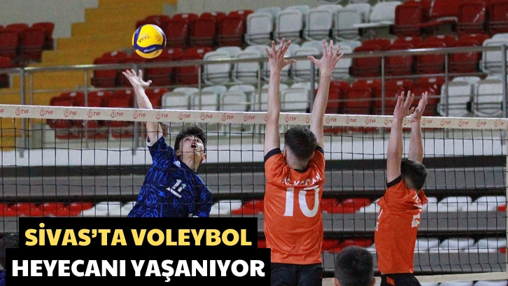 Sivas’ta Voleybol Heyecanı Yaşanıyor
